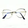 Nuevos lentes de montura completa con luz anti-azul TikTok mismo estilo lentes para hombres y mujeres estilo coreano orejas de gato lentes lisos para estudiantes