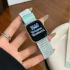 Adecuado para Apple Watch Transpirable Transpirable Nylon Tejido Hueco Correa con Hebilla Magnética iWatch