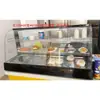 Gabinete Calentador de Comida de Escritorio Comercial Vitrina Exhibidora Vitrina Exhibidora de Comida Caliente Hamburguesa Tarta de Huevo Papas Fritas Pato Asado Gabinete de Calentamiento Temperatura Constante