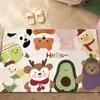 Capachos de Entrada com Desenhos de Animais Pequenos, Resistentes a Manchas e Fáceis de Cuidar, Capachos de Fio de PVC Cortáveis, Capachos de Porta de Entrada