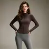 Conjunto de Yoga Cálido con Cuello Alto y Cremallera para Mujer con Top Adelgazante Forrado de Polar y Pantalones Ajustados de Cintura Alta que Levantan los Glúteos Conjunto de Dos Piezas para Pilates