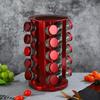 Nuevo tarro de condimento giratorio transfronterizo, estante de condimentos de acero inoxidable opcional multicolor, estante de almacenamiento de cocina para el hogar, botella de condimentos