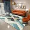 Nueva Alfombra de Piso Sala de Estar Dormitorio Lujo Ligero Alta Calidad Simple Cobertura Total Sofá Alfombra de Piso Grande Mesa de Café Limpiable Alfombra de Mesita de Noche