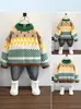 2231 Suéter Pulóver Infantil Otoño e Invierno Niños Nuevo Estilo 2022 Estilo Moderno Infantil Suéter Tejido Tops para Niños