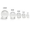 Pujiang Bola de Cristal Branca Transparente Enfeites Artesanato de Alto Padrão Bola de Vidro Artificial Bola de Luz Luminosa K9 Mesa