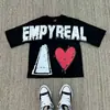 Camiseta Redonda Manga Curta Estampa Graffiti Cross-Border 2026 Inglês Versátil Estilo Casual Mais Vendido Top de Algodão