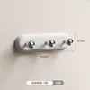 Gancho Magnético Parte Trasera de la Puerta Gancho Fuerte para Ropa con Carga Resistente Imán para Refrigerador Perchero para Bolsas Sombreros Ropa sin Dejar Marca