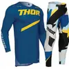 Conjunto de Ropa para Descenso, Transpirable, Absorbe el Sudor, Secado Rápido, Ropa para Descenso, Conjunto de Ciclismo para Deportes en Bicicleta, Nuevo Modelo Transfronterizo al por Mayor