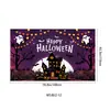 Tecido de fundo para Halloween com estampa de mão vermelho-sangue, Tecido para pendurar banner de Halloween, Suprimentos de decoração para festa de terror, Tecido de fundo para foto