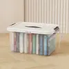 Caja de Almacenamiento Semitransparente Engrosada, Caja de Almacenamiento de Ropa para el Hogar, Caja de Almacenamiento de Juguetes, Caja de Almacenamiento y Organización de Gran Capacidad, Personalizada