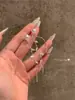 Pendientes Largos con Borlas para Colgar en la Espalda para Mujer, con un Diseño Sencillo, Único y Elegante con un Toque Fresco y de Alta Gama