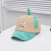 Nueva Gorra de Béisbol con Visera de Dibujos Animados de Dinosaurios, Fresca y de Moda, para Niños y Niñas, Primavera y Verano, Exportación al por Mayor