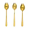 Cuchara y Tenedor de Acero Inoxidable Cuchara Integrada Cuchara para Ensalada Tenedor para Fideos Instantáneos Casero Tenedor para Pasta Tenedor para Pasteles y Postres Vajilla Occidental para Restaurante
