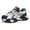 Zapatos de papá de suela gruesa 2026 verano nuevo versión coreana de moda juvenil malla transpirable deportivos casuales zapatillas para correr