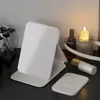 Espejo Pequeño Plegable Espejo de Maquillaje Portátil de Escritorio Puede Pararse Dormitorio de Estudiantes Maquillaje Escritorio Mini Portátil Hogar