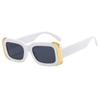 Gafas de marca grande de moda nueva comercio exterior transfronterizo Europa y Estados Unidos gafas de sol vintage estilo ins gafas de sol exquisitas y preciosas venta al por mayor