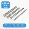 Bobina simples de ferro de 34 furos 3:1 espiral de metal A4 para encadernação de fichário