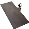 Mesa de Jantar Grande de Madeira de Nogueira Preta Norte-Americana - Mesa de Chá de Madeira Maciça Vento Silencioso Madeira de Nogueira Sul-Americana Placa Grande Placa Inteira