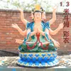 1m Estátua de Doom Yuanjun Doujin Minjun Resina Fibra de Vidro Estátua de Buda Adoração ao Templo 1,46m 1,8m