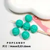 Contas de Abóbora Coloridas DIY Joias Feitas à Mão Contas Coloridas Corrente para Celular Colar Pulseira Fio Versátil Enfeites Materiais Artesanais