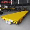 Vehículo de Transporte sobre Rieles a Prueba de Explosiones Alimentado por Cable con Control Remoto Inalámbrico, Capacidad de Carga de 15 Toneladas, Carro Eléctrico de Plataforma Plana para Transferencia de Piezas de Taller