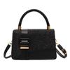 Bolso Cuadrado Pequeño de PU de Color Puro de Gama Alta para Mujer, Bolso Cruzado Simple, Simple y Versátil, Nuevo de Invierno 2023