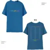 2025 Music of the Spheres World Tour Camiseta com Logo de Coração Coldplay Coldplay