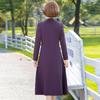 Elegante Vestido de Principios de Primavera para Mamás 2026 Nuevo Estilo Vestido de Primavera Ajustado para Mujeres de Mediana Edad con Diseño Ceñido a la Cintura para Edades 40-50