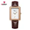 CHENXI/Dawn Reloj para Estudiante Reloj Cuadrado Correa de Mujer Reloj de Mujer Marca Dawn Reloj de Cuarzo 090A