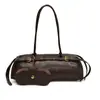 Bolsa de Ombro Moda Quente Transfronteiriça Feminina Outono 2024 Novo Estilo Igual de Celebridade da Internet Bolsa Salsicha Tendência Bolsa Transversal Bolsa Feminina
