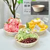 Tigelas Descartáveis Atacado por Caixa, Tigelas de Iogurte Cold Brew, Tigelas de Papel para Barracas, Tigelas de Raspa de Gelo, Tigelas de Gelo Fofo, Tigelas Espessas para Sobremesas