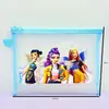 Bolsa de Armazenamento Zootopia A5 Bolsa de Maquiagem de Rede Desenho Animado Transparente Bolsa para Documentos e Papelaria Desenho Animado
