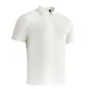 2026 Nuevo Estilo de Verano Media Cremallera Sin Costuras Seda de Hielo Manga Corta Camisa Polo de Pareja Camisa Polo para Hombre Estilo Delgado de Verano