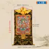 "Oito Mudanças do Mestre Lótus" Pintura Suspensa Thangka Pintura com Pigmento Mineral Coração "Lótus Nascido Dar" Tibetana Pintura Decorativa para Sala