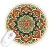 Mouse Pad Estilo Boêmio Vintage Personalizado Tapete de Mesa de Borracha para Computador Laptop Coaster Cruzamento Oriente Médio Rússia