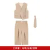Comercio Exterior Transfronterizo Elegante Traje Británico para Niños Conjunto Traje de Boda Paje Ropa Formal Traje para Niños Ropa para Presentación de Piano