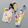 Set de Tarjetas de Autobús y Metro de Dibujos Animados Funda Protectora Estudiante Lindo Lanyard Largo dsn Princesa Sirena Alicia