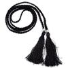 Cinto Decorativo Trançado com Borla da Dinastia Han Estilo Chinês Corda de Laço Saia Nó Corrente Decorativa para Cintura Acessórios de Corda para Cintura