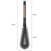 Escova de Copo com Textura de Madeira de Nogueira Máquina Doméstica Quebra-Parede Escova de Limpeza Cabo Longo Escova de Palha Removível Escova de Limpeza Multifuncional 2 em 1