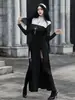 Disfraz de Monja Sexy de Halloween Vestido Sexy Virgen María Sacerdote Papel Vestir Disfraz de Performance de Baile de Graduación