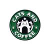 Broche de Aleación para Café Gatito Creativo de Moda Japonés y Coreano Insignia de Dibujos Animados Lindo Pug Gatito Cafetería