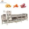 Máquina de classificação automática de frutas e vegetais de fábrica, máquina comercial de classificação de batata-doce com barra rolante, seleção de frutas e batatas