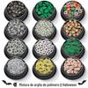 Cross-Border 12 cores 5mm Halloween cerâmica macia mista Set Ultra-fino esmalte maquiagem nail jewelry materiais
