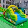 Comercio exterior castillo inflable al aire libre construcción de grupo para expandir actividades para padres e hijos para romper barreras tobogán castillo travieso moldes de gas fabricantes
