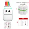 Impressora portátil mini sem fio, sucesso de vendas internacionais, compatível com celulares, compacta e autoadesiva para uso doméstico.