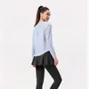 Ropa Profesional para Correr por la Mañana para Mujer, Nuevo Estilo de Primavera, Transpirable, Holgada, Tallas Grandes Ropa de Yoga, Pilates Fitness Ropa de Secado Rápido, Mangas Largas