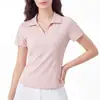 Moda fitness transfronteiriça da moda, camiseta casual de manga curta, versátil e fácil de combinar, estilo simples e esportivo, top de ginástica confortável e leve
