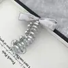 Laço Fio de Telefone Prendedor de Cabelo Acessório de Cabelo Novo Estilo Corda de Cabelo para Trança Bolha Alta Elasticidade Não Danifica Elástico de Cabelo para Mulheres