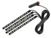 Luces Ambientales LED Automotrices Transfronterizas, Uno a Dos, Uno a Cuatro Luces de Atmósfera de Piso de un Solo Color, Luces de Decoración para Coche