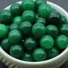 Bola no porosa 8mm bola ágata verde natural Dongling diy Bola de piedra no porosa venta al por mayor